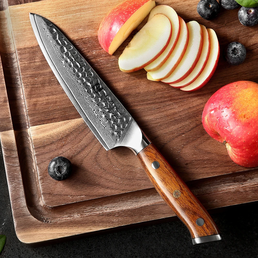 

5" Utility Knife 67 Layers Vg10 Damascus Stainless Steel Japan Chef Knife Kitchen Cook Knives Best Quality