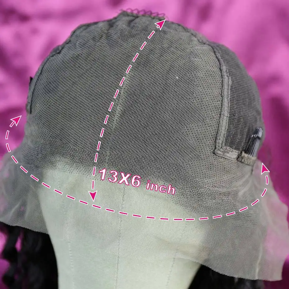 Парик Liweike 1B/30 цветов с глубокой волной свободные передние парики на сетке 13*6