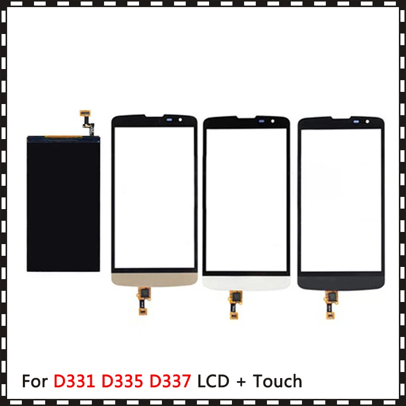 Новый высокое качество 5 0 &quotдля LG L Bello D331 D335 D337 ЖК дисплей с сенсорным экраном