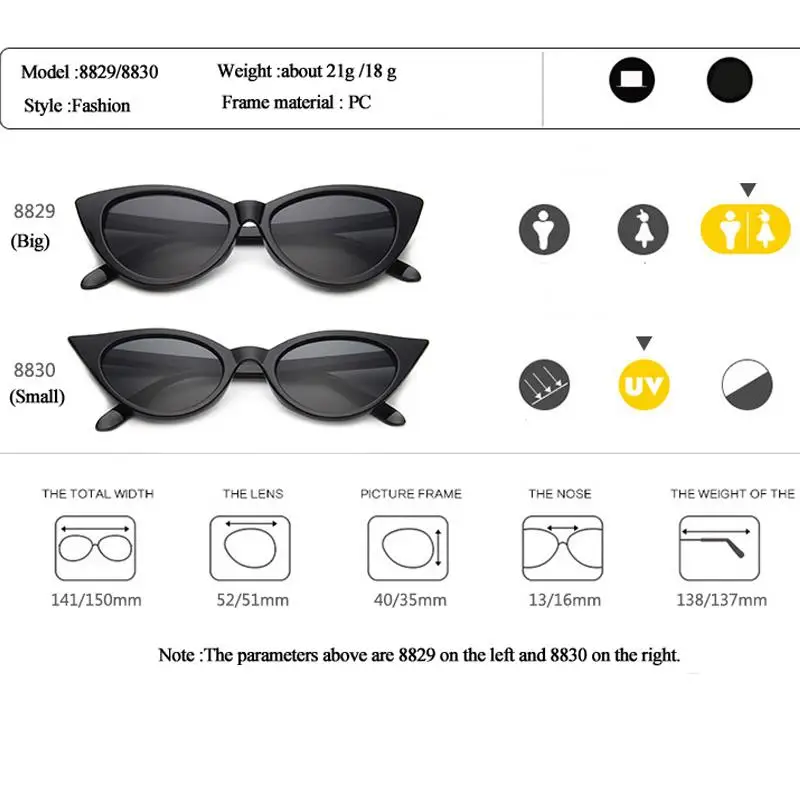 Женские винтажные солнцезащитные очки кошачий глаз брендовые дизайнерские