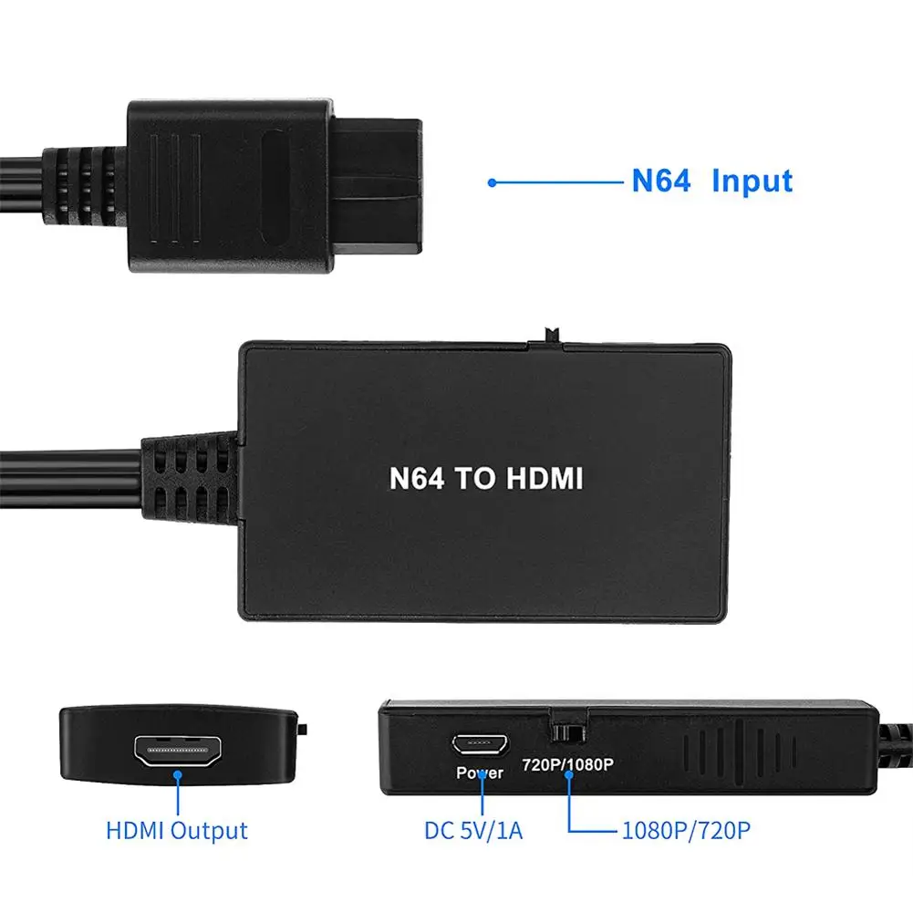 Адаптер совместимый с N64 и Hdmi 1080p кабель связи восстановление игрового экрана ТВ