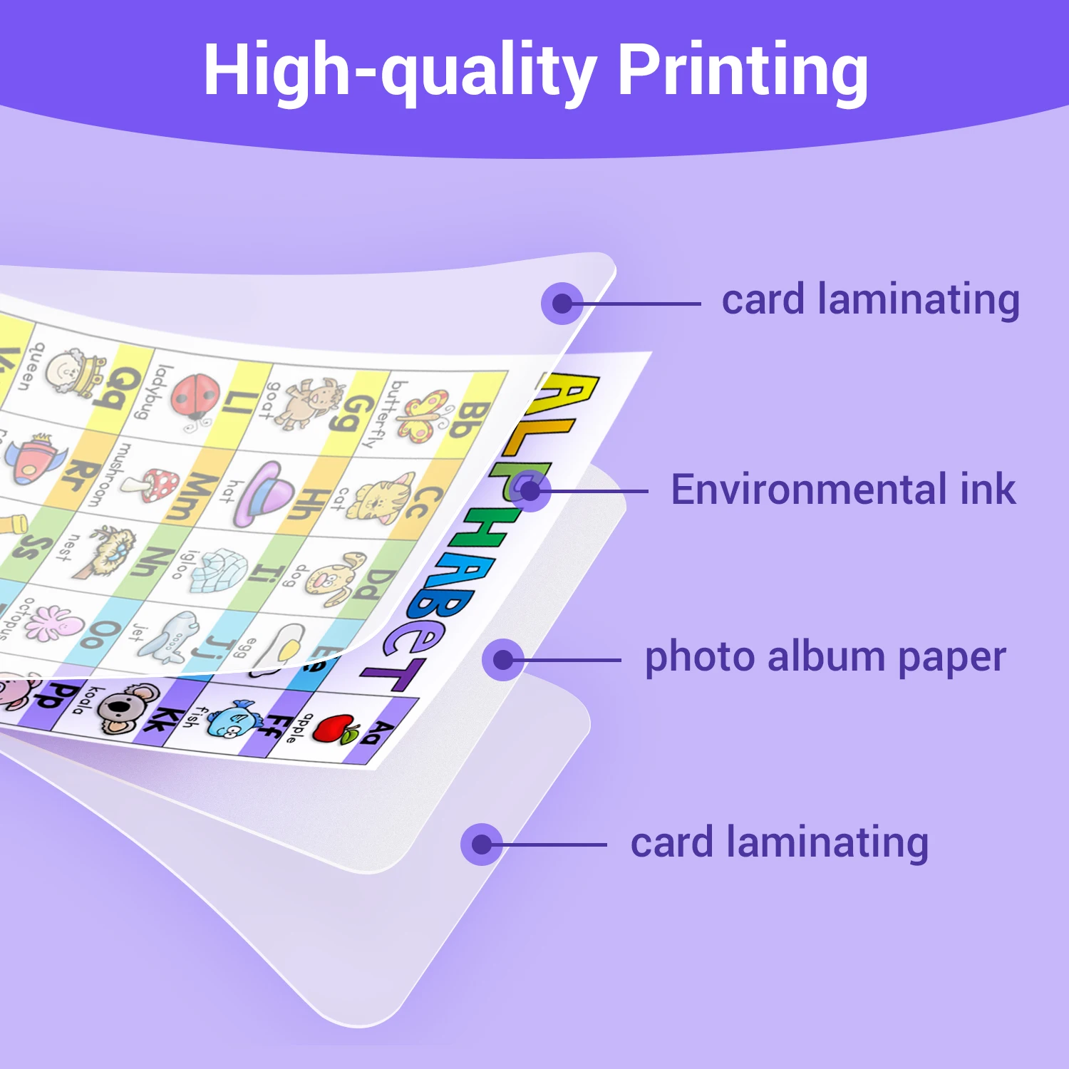 4 шт./компл. постеры для детей дошкольного возраста постер на английском языке