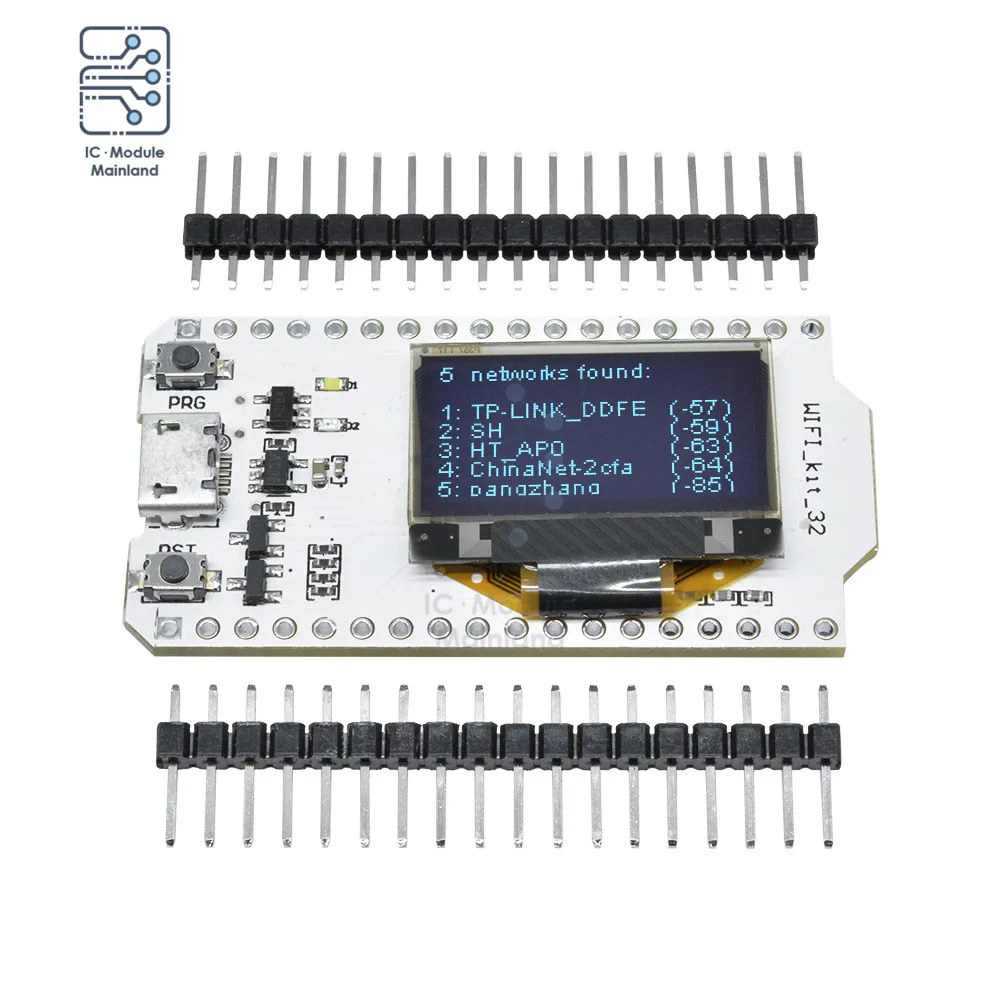 

Esp32 Development Board 0.96 Inch OLED Digital Display Bluetooth WIFI Module CP2102 32M Flash Internet of Things For Arduino