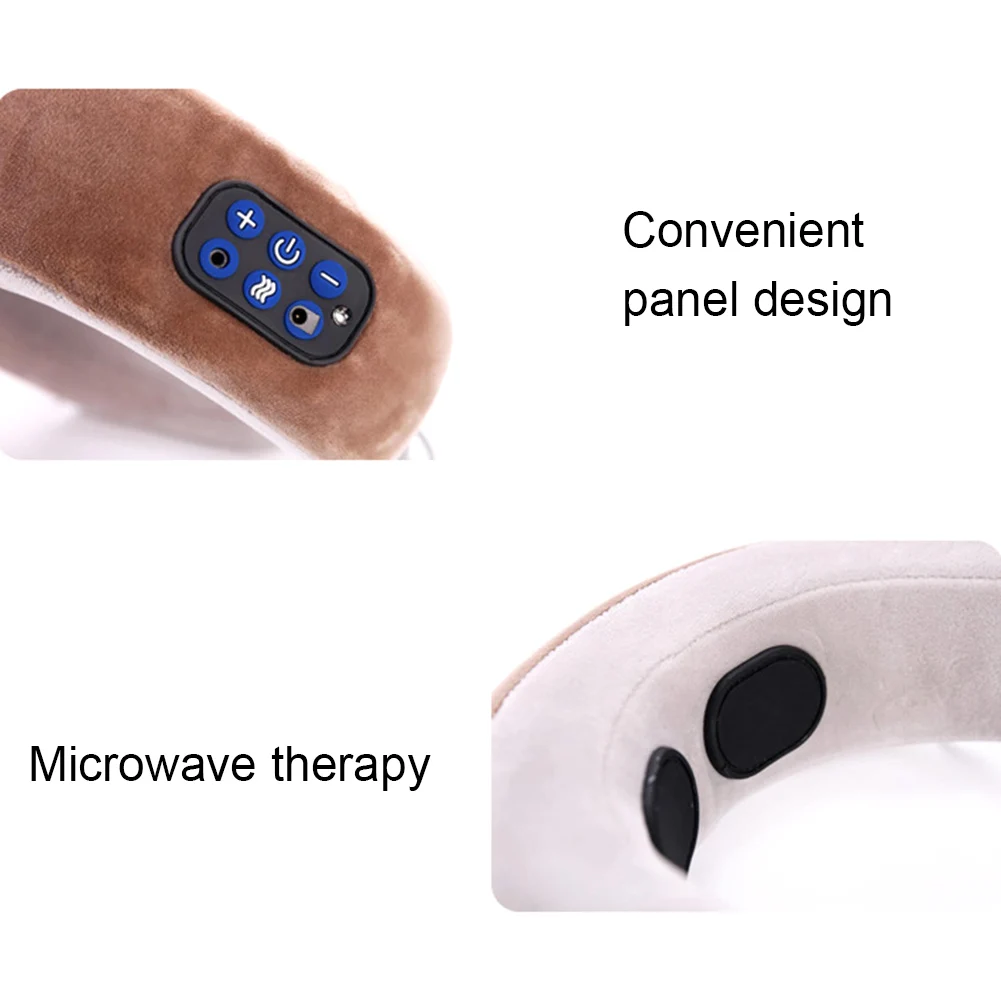 

U-shaped Neck Electrical Massager Cervical Relaxing Health Care Comfortable Electric Massage Pillow Pain Relief Neck Massager
