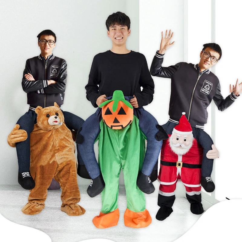 

Новинка Забавный костюм унисекс костюм для вечевечерние сценического представления костюм с вещами ваши собственные ноги объятия-сделки