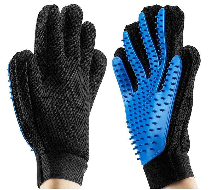 Щетка для шерсти домашних животных перчатка-Расческа мытья кошачьей массажа