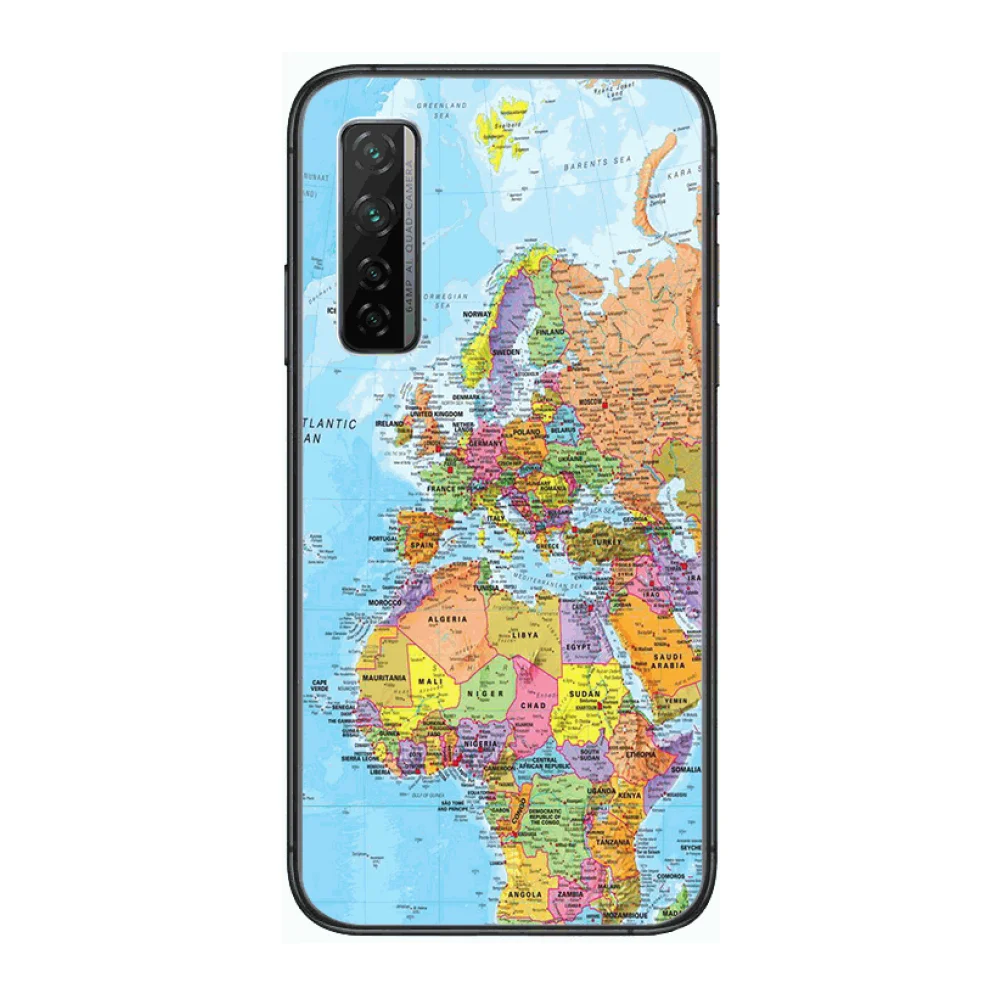 

HD Exquisite Shockproof Phone Case For Huawei Nova p10 lite 7 6 5 4 3 Pro i p Smart ZBlack Etui 3D Coque Painting Hoesje
