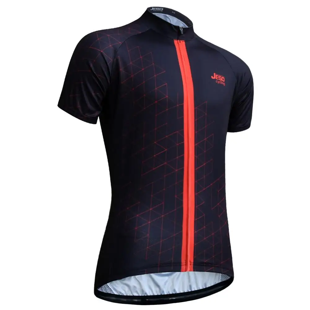 Мужская велосипедная рубашка Pro Team дышащая с коротким рукавом и защитой от пота