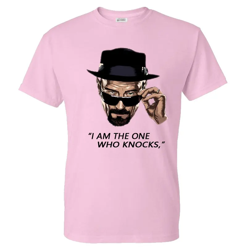 pinkiamtheone Мужская модная футболка с надписью «Breaking Bad», коллекция года, футболка LOS POLLOS Hermanos, футболка с короткими рукавами с изображением братьев курицы, хипстерские топы, Лидер продаж - Цвет: pinkiamtheone