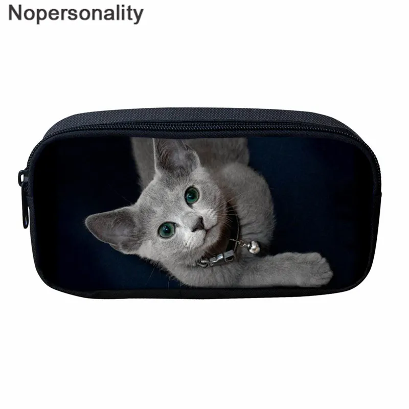 Nopersonality черная кошка печать Большая емкость школьная сумка для подростка Девочки Мальчики 3 шт./компл. Детский Школьный Рюкзак Школьная Сумка - Цвет: XD1009K