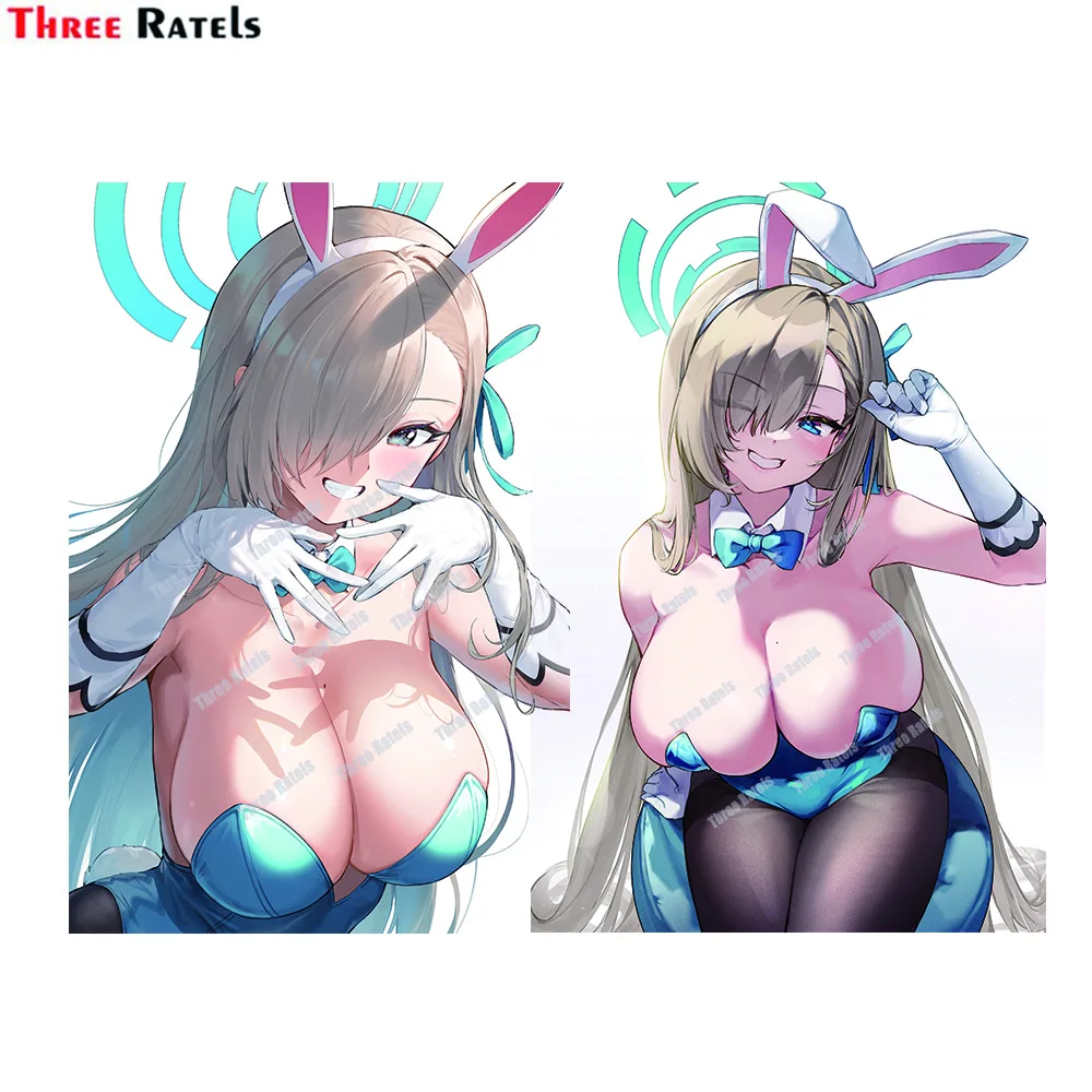 

Three Ratels E197 Мультфильм Аниме Сексуальная девушка высокое качество Asuna синий архив автомобиль наклейка ноутбук чемодан Мотогонки PVCDI