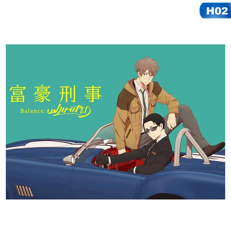 Аниме The Millionaire Detective Balance: Unlimited Kanbe Daisuke Настенная роспись плакат Настенные