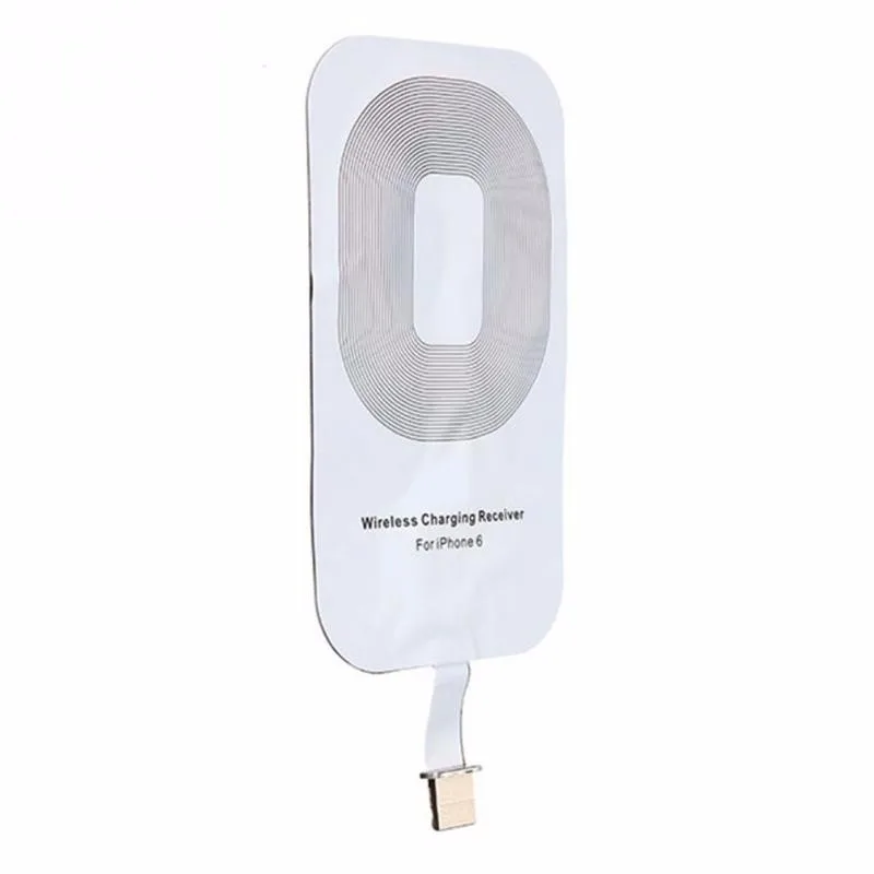 Для Apple IPhone 5 5S 5C SE 6 6 S 7 Plus Qi Беспроводное зарядное устройство приемник карта для I Phone 5 6 S мобильный телефон смарт-адаптер для зарядки