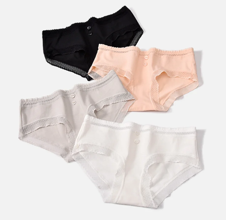 Женские хлопковые трусики voплиdia бесшовные нижнее белье модель PM403 2018|culotte