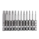 12 шт. 50 мм электрическая отвертка Mayitr с магнитной отверткой 14 дюйма, набор инструментов для ручных электроинструментов с электроприводом, набор инструментов для ручных инструментов