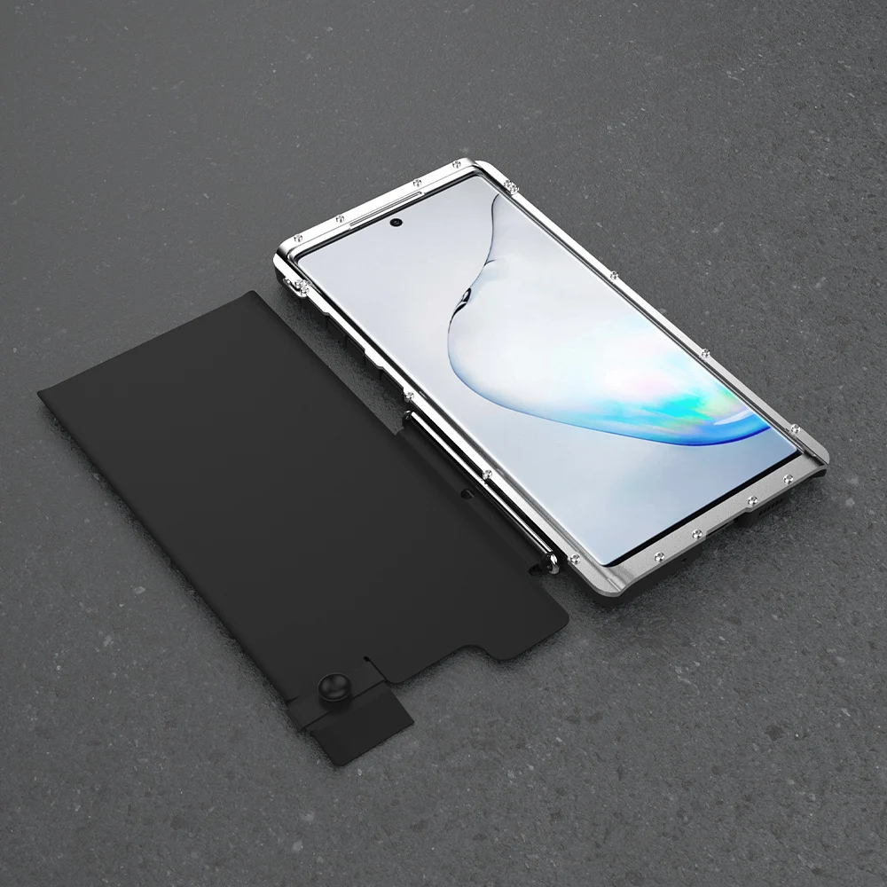 

Heavy Duty Protection Metal Aluminum Phone Case for Samsung S8 S9 S10 5G S10 Plus Note 8 9 10 Plus Shockproof Dustproof Cover