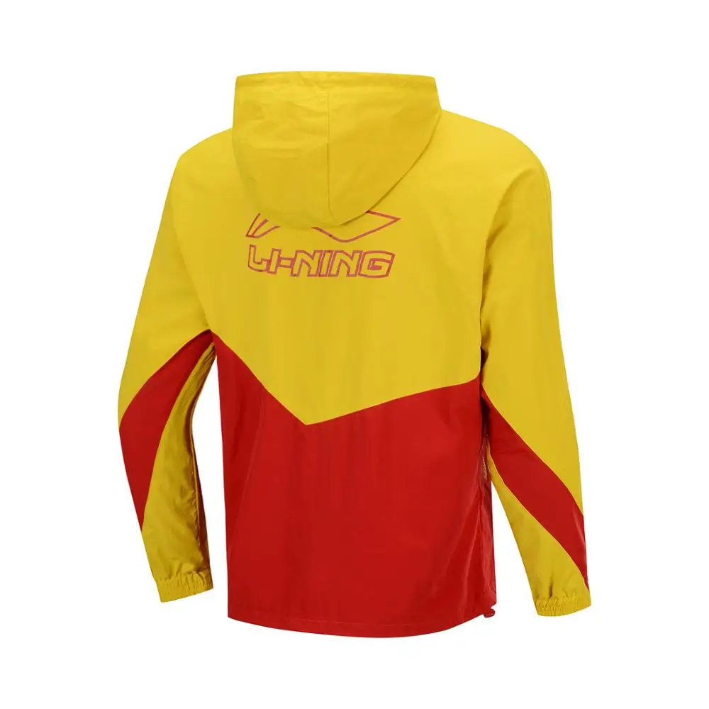 Li-Ning Мужская трендовая свободная ветровка с Умной подкладкой комфортное