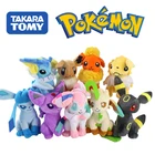 Kawaii Pokemon Eevee плюшевая игрушка Пикачу Мягкая кукла Mimikyu различные формы украшения Рождественский подарок