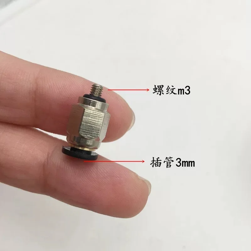 Пневматический миниатюрный быстроразъемный соединитель Trachea резьбовой прямой