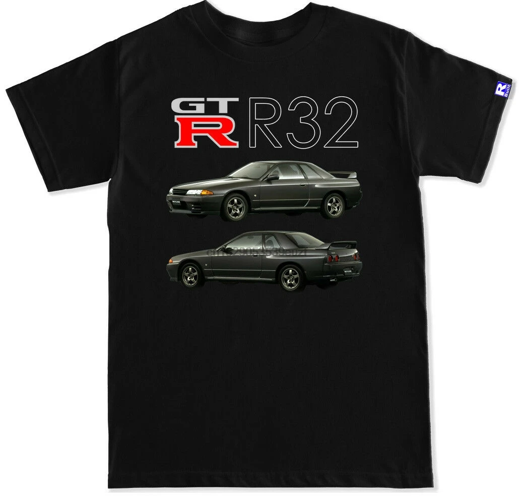 Футболка Gtr Skyline R32 R33 R34 R35 с моторным двигателем|Мужские футболки| |