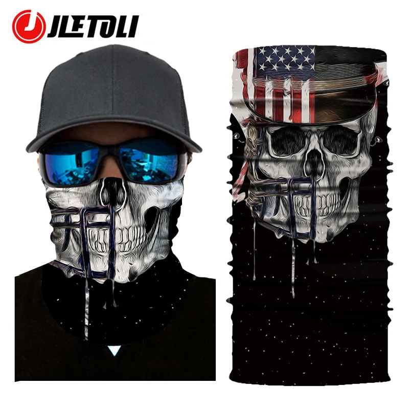 JLETOLI дышащий велосипедный шарф велосипедные головные повязки Мужская бесшовная