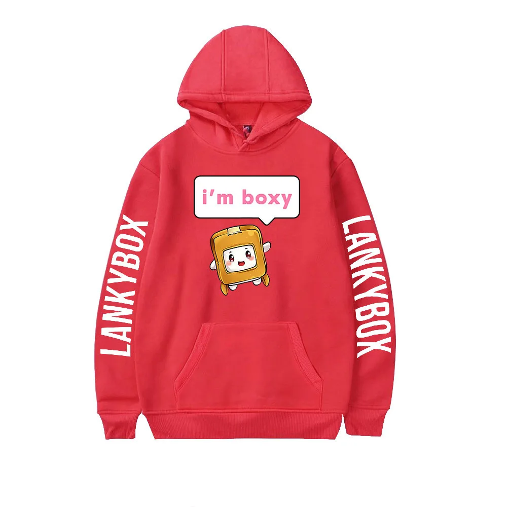

2021 New LankyBox Hoodies Men Women Long Sleeve Unisex Sweatshirts Hoodie Streetwear Harajuku Clothes Oversized Clothes
