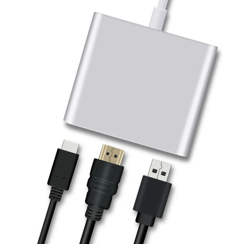 USB Type C к HDMI 3 0 зарядный адаптер конвертер 1 концентратор для MacBook|Кабели HDMI| |