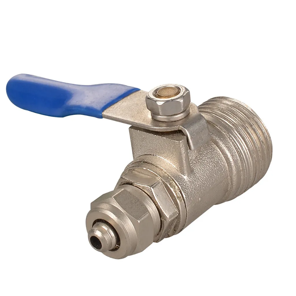 

1/2 to 1/4 Inch Ro Power Filter Water Adapter Ball Control Valve Tap Reverse Switch Faucet metal ball valve Hardware Parts