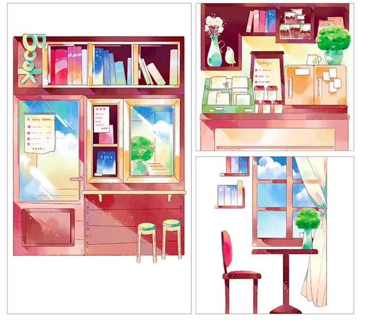 

Книжный магазин Washi лента 7 см x 3 м книжный магазин