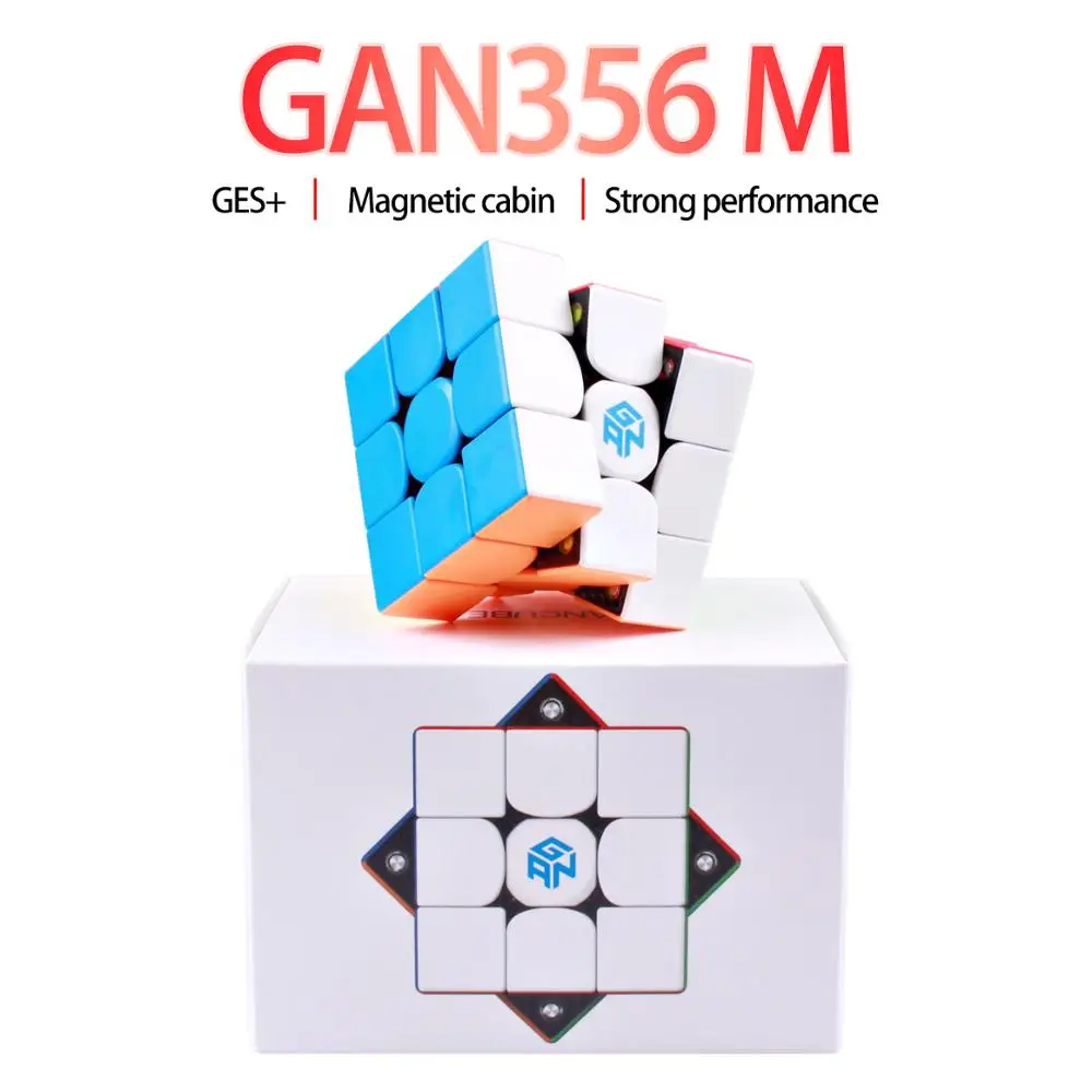 Gan356 M 3х3х3 магический магнитный кубик Gan356M Профессиональный GAN 356 скоростной Гань