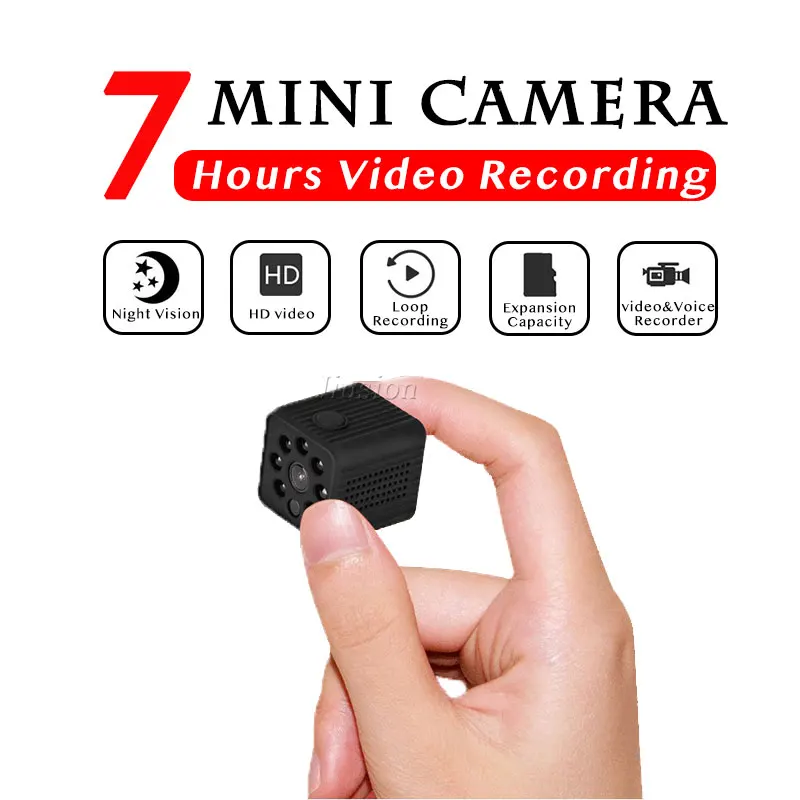Мини камера HD с автоматическим ночным видением датчиком движения