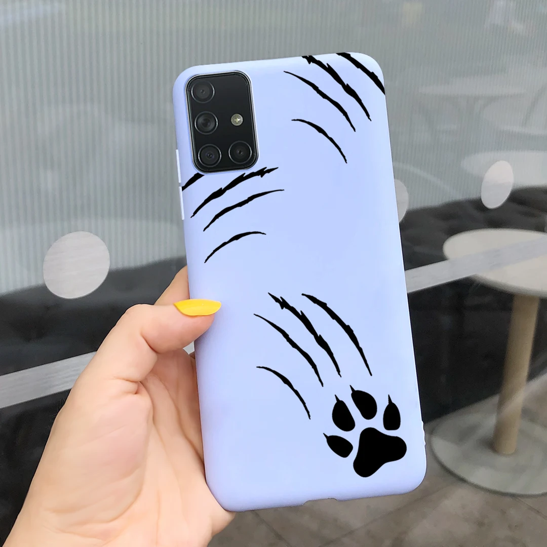 For Samsung Galaxy A51 Case cover Ultra Soft Cute Bumper TPU Silicone