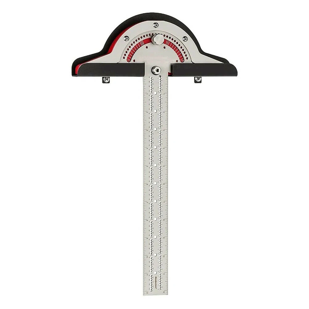 

Woodworkers Edge Rule Protractor Angle Protractor Two Arm Woodworking Ruler Tools Wood Measure Ruler Accessories (10/15/20inch)