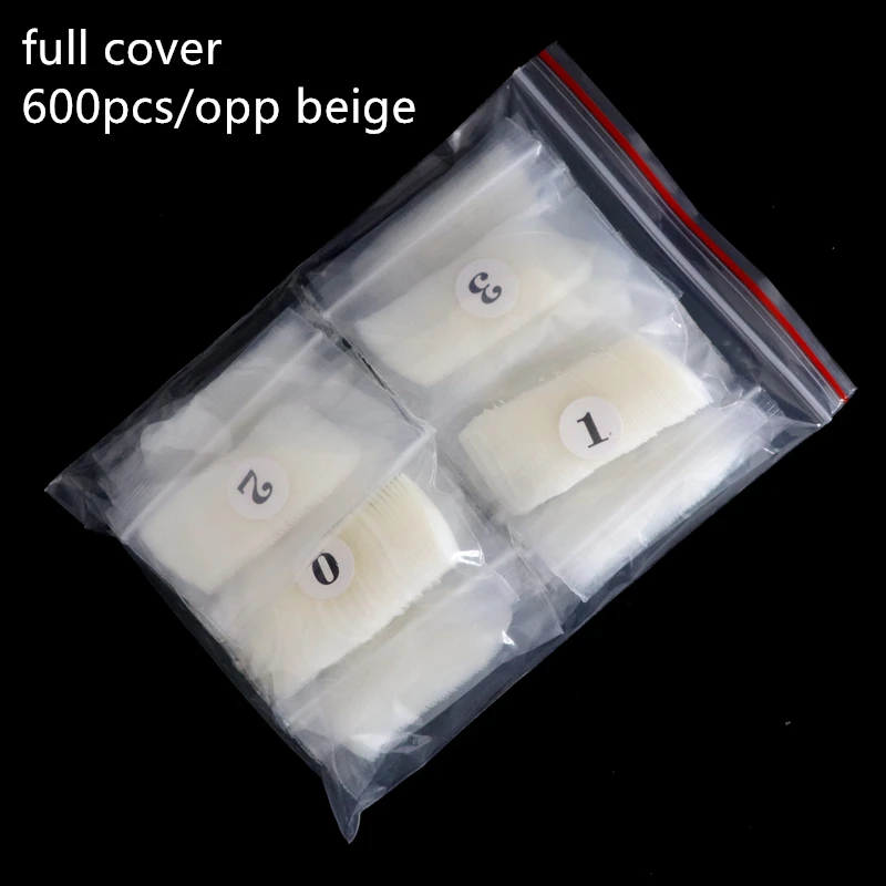 Full Cover Beige 500 шт./пакет полное покрытие стилет накладные ногти Советы Пресс на ногти 10 размеров длинные гроб балетки накладные ногти "Сделай сам акриловые накладные ногти - Цвет: Full Cover Beige