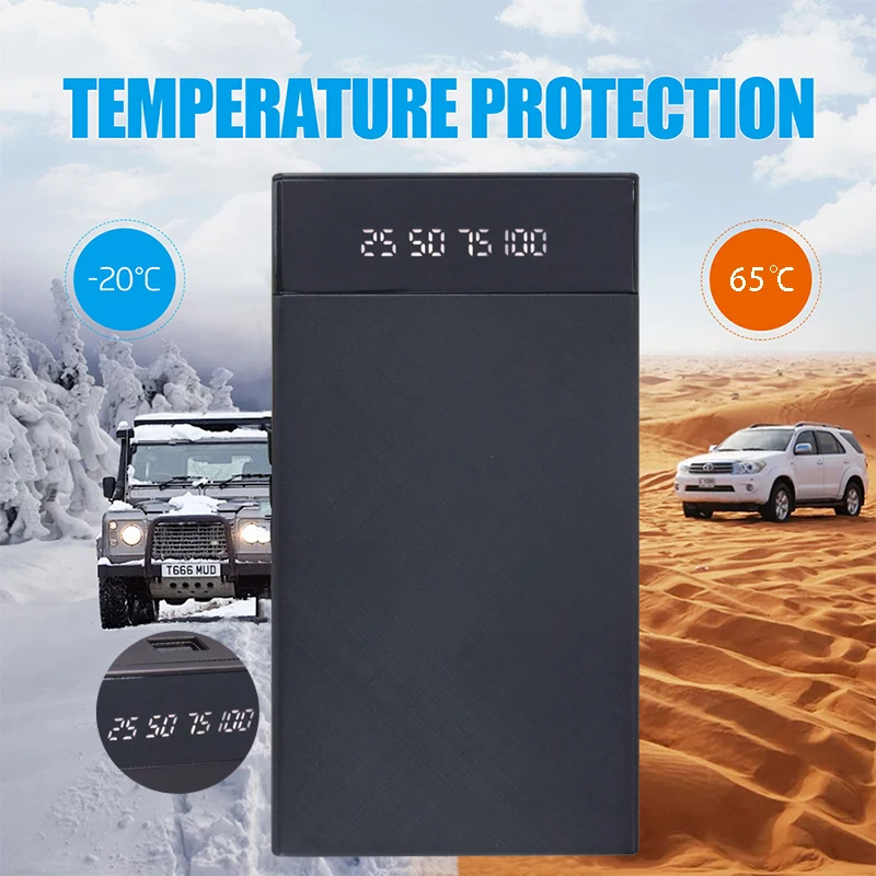 

10000mAh 12V Portable Car Jump Starter Multifunction Auto Car Battery Booster Car Charger Booster Emergency Power Bank Device