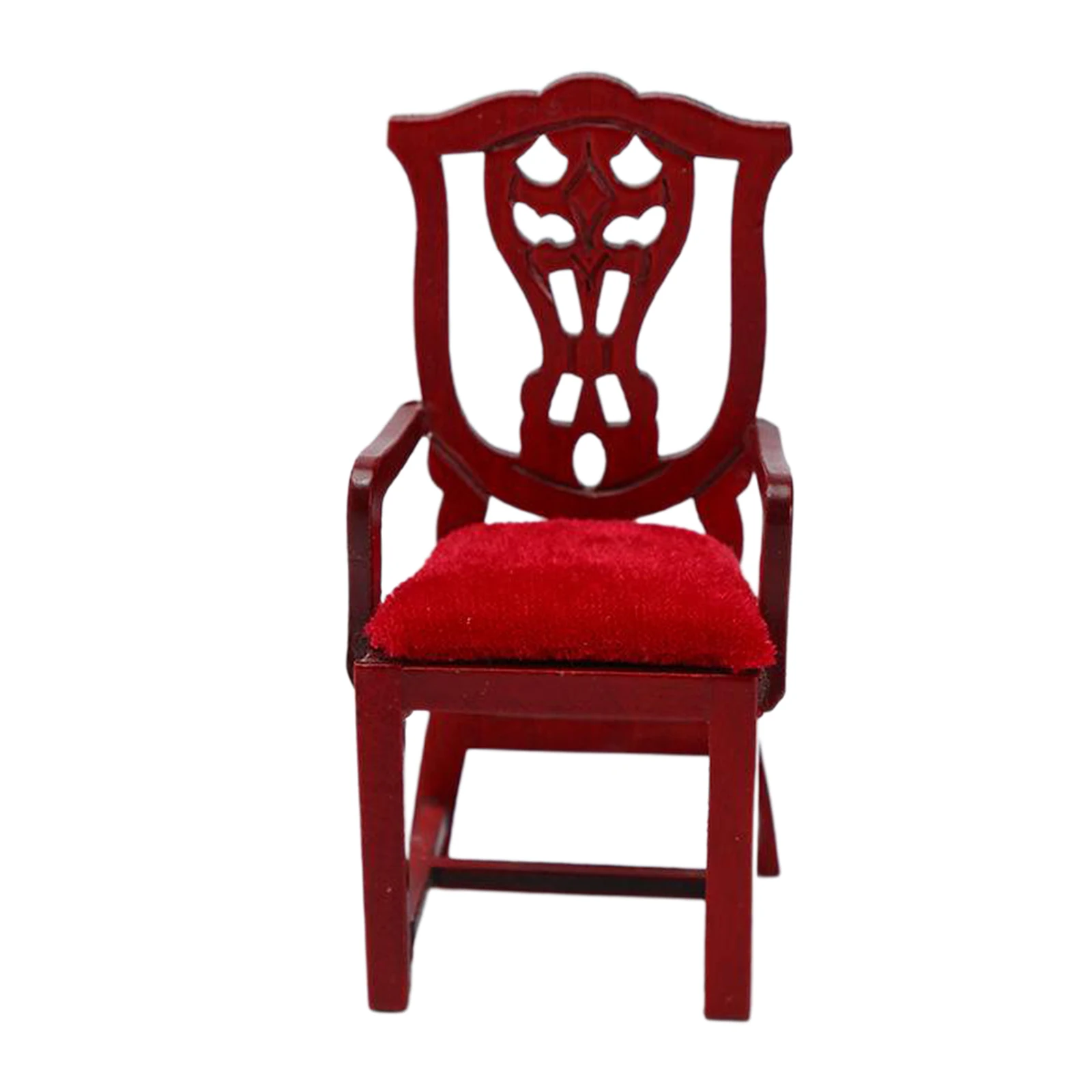 1/12 миниатюрная мебель для кукольного домика деревянное кресло аксессуары