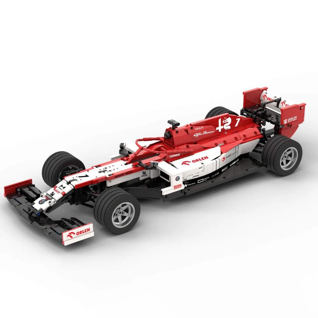 

2020 технологии автомобильных строительный блок Romeo Гоночная машина Орен F1 C39 1:8 DIY головоломки сборки детская игрушка модель moc-47178