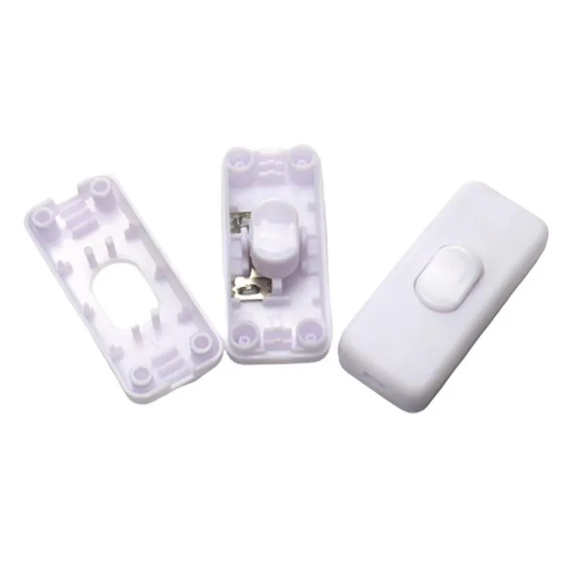 303 черно-белый кулисный выключатель Высококачественная пуговица на полпути