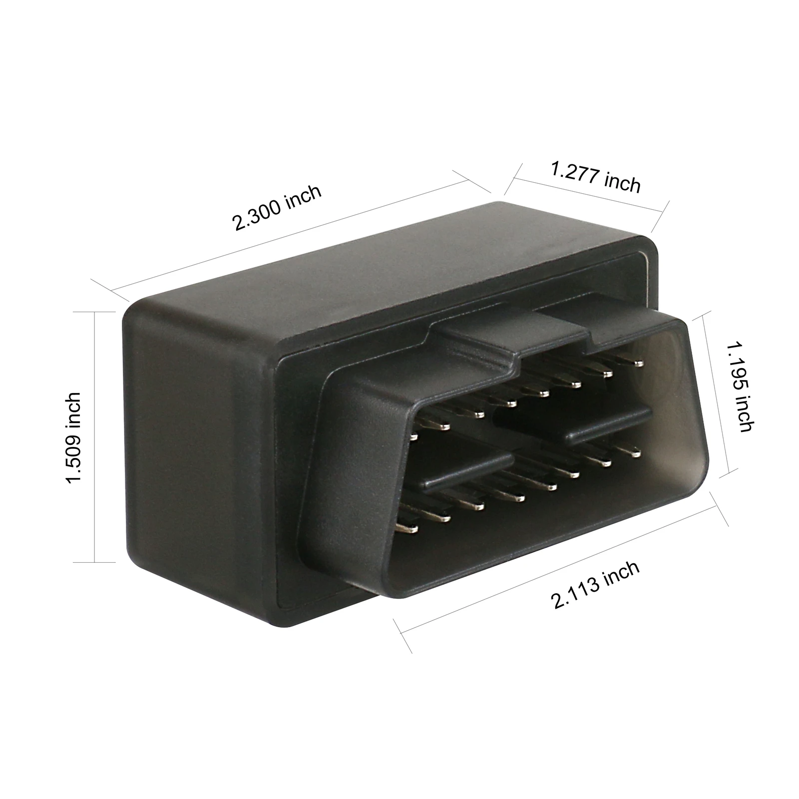 Новый черный Мини WiFi ELM327 OBD2 II ODB 2 Автомобильный диагностический инструмент для
