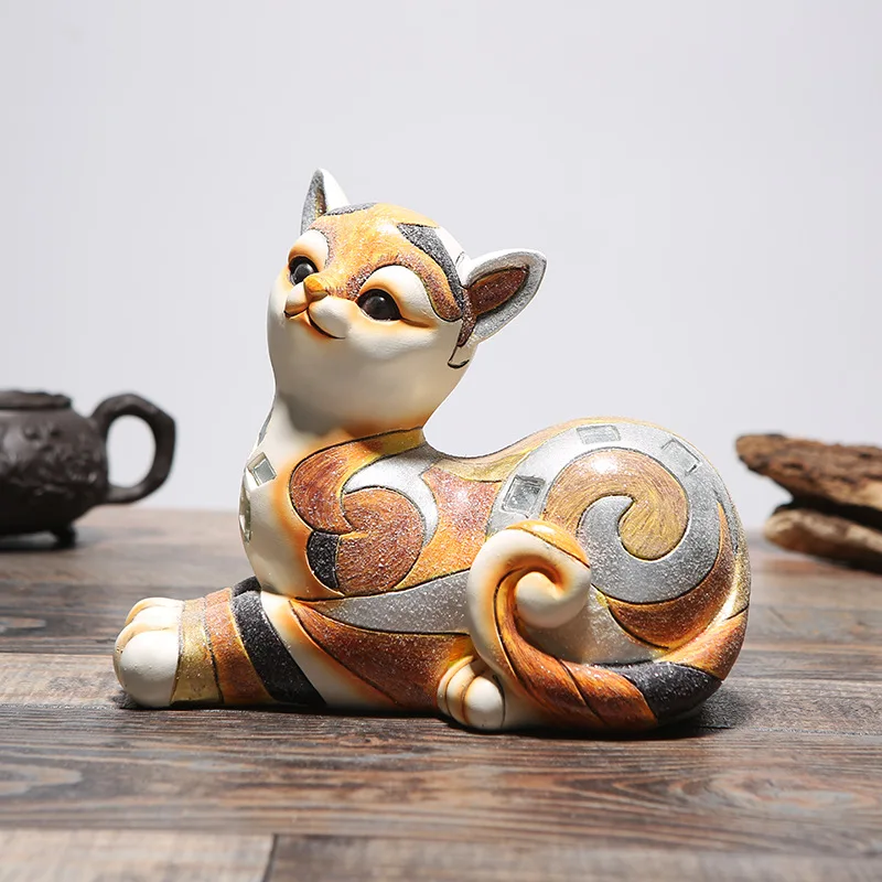 Европейский персидский кот креативная живопись поделки из смолы Креативные