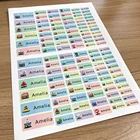 Набор наклеек для мальчиков, 108 шт., цвет в ассортименте