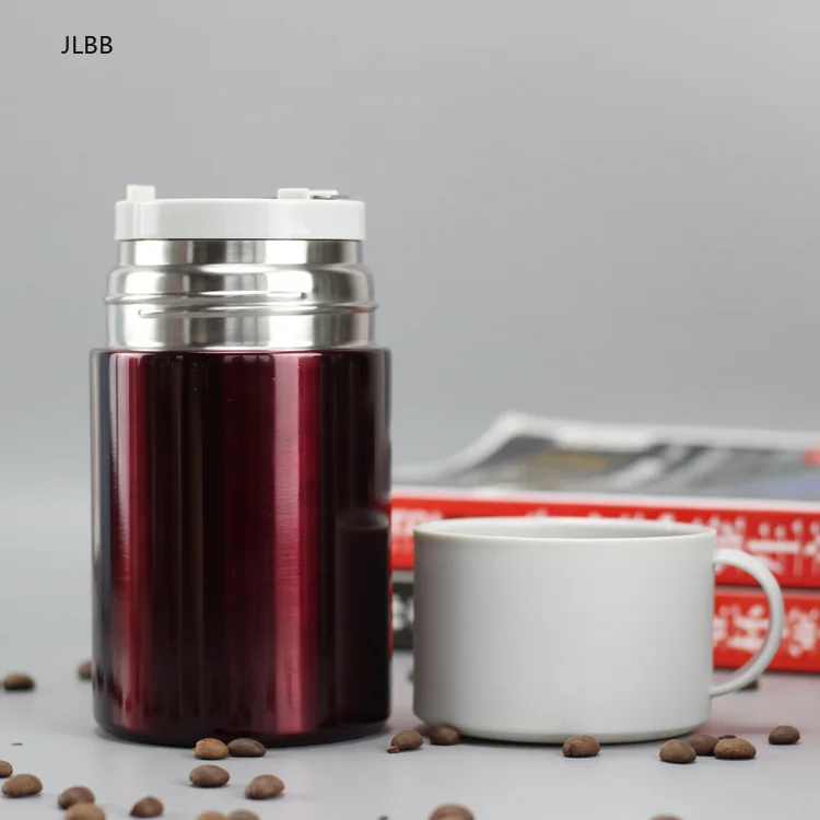 Термос для Еда контейнер с ложкой нержавеющая сталь термос Термокружка тепловой