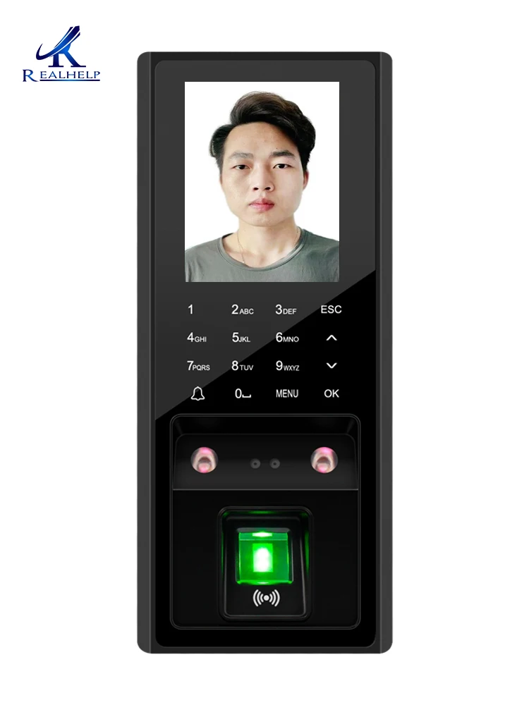 face recognition access control system built in usb port touch keyboard optical sensor rj45 interface 12v dc 3a free global shipping