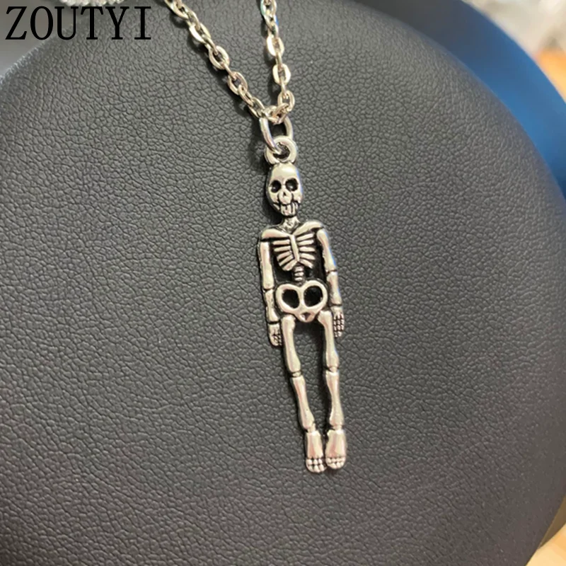 1 шт. подарок на Хэллоуин винтажное ожерелье с черепом пиратского скелета s и