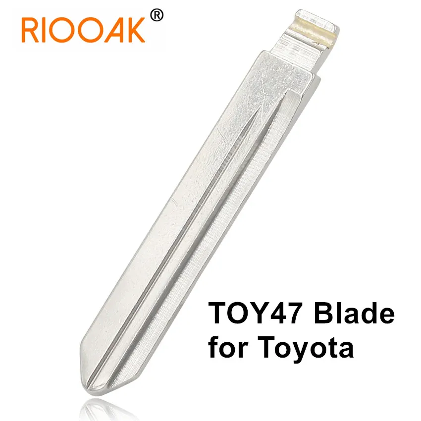 10 шт./лот Ключевой лезвие Toy47 для Toyota Corolla пульт управления Flip KD необработанный, пустой для KEYDIY VVDI JMD on.