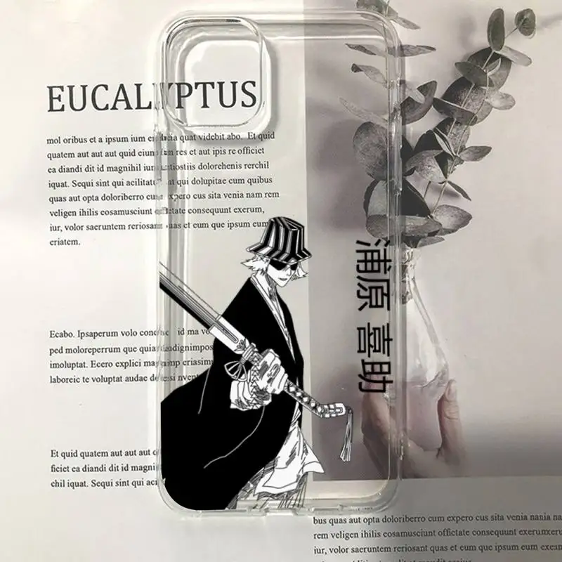 Kisuke Урахара Отбеливатель Аниме чехол для телефона iphone 13 11 12 pro XS MAX 8 7 6 6S Plus X 5S SE 2020 XR