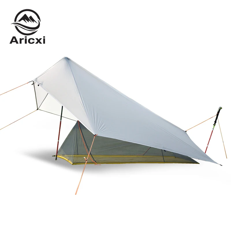 Сверхлегкая походная палатка Aricxi 15D нейлоновая силиконовая навес брезент на 1
