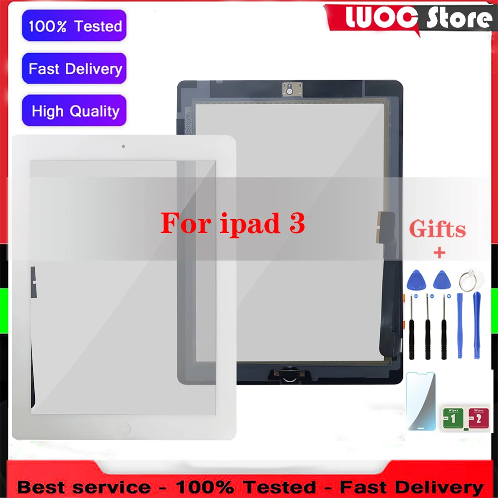 

Touch For Apple For iPad 3 A1430 A1416 A1403 LCD Touch Screen Digitizer Sensor Tabelt Panel Repair Replacement
