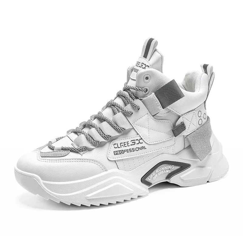 

Men's fashion mesh casual shoes high-top sneakers new outdoor casual shoes high-quality non-slip jogging shoes match