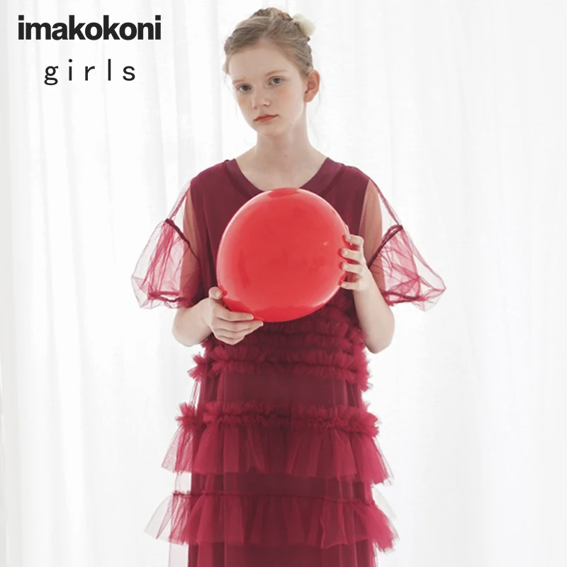 Imakokoni платье 2019 Новинка Xia Chao Xiansen выше колена средней длины большого размера